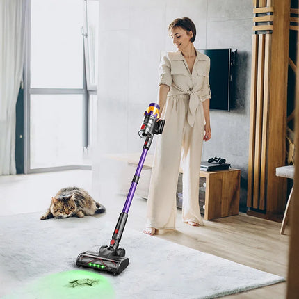 Strong Suction Automatic Boost Cordless Handheld Vacuum Cleaner Lightweight Home Dust Mite 2024