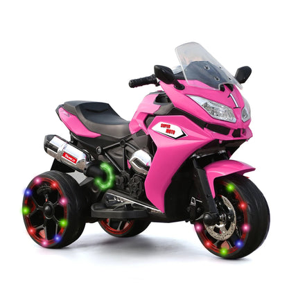 Red 12V Kids Electric Scooter Kids Electric Toys Boys Girls Children Battery Motor Rechargeable 3 Wheels Electric Scooter