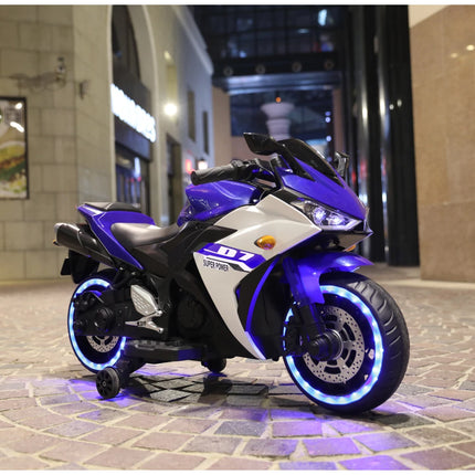 12 V Kids toys motorcycle/Kids electric car for Boys Girls with Training Wheels/manual throttle/ drive by