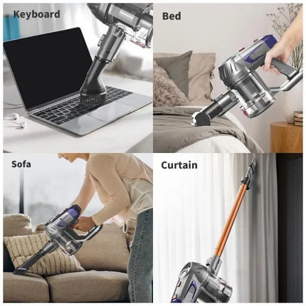 Wireless Portable 9000pa Carpet Dry Vacuum Cleaners for Home and Car