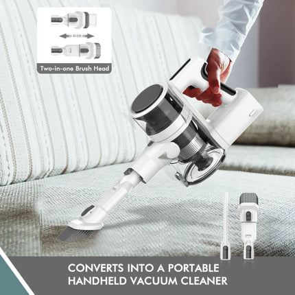 Portable Rechargeable Wireless Mop Floor Care Wet and Dry Handheld Electric Stick Vacuum Cleaner