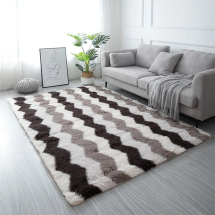 Modern Living Room Large Carpet Long Hair Children's room Carpets  Bedroom Furry Decoration Rug