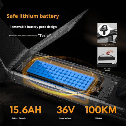 New Electric Scooter X9 with 100Km Range High Power Foldable Design Adult Mobility 10-Inch Wheels 40km/h Max Speed