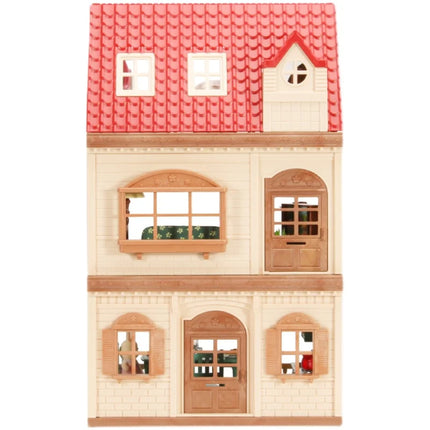 Simulation Kitchen Forest Family Small House Double Three- Story Villa Reindeer  Animal