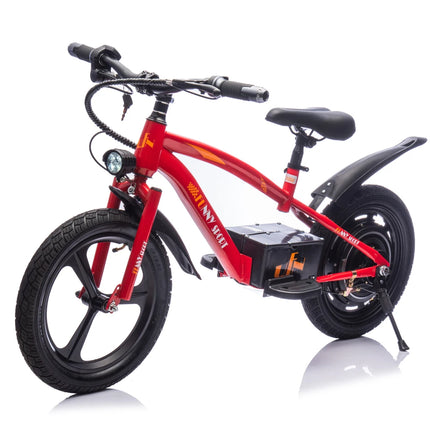 24V Kids Ride on Electric Scooter,300W Super Power Motor,Max Speed 12.43MPH,16in Wheels,Power