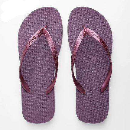 EOFK Women Slippers Beach Summer Flip Flops Fashion Designer Ladies Purple Home Female Slides