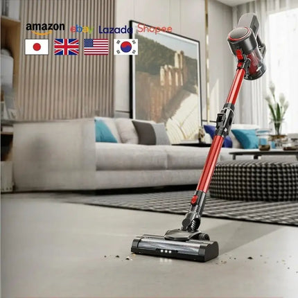 Power Foldable Standing Vacuum Cleaner with Brushless Motor for Home Car Carpet Cleaning Mite Removal
