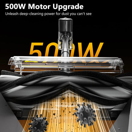 Vacuum Cleaner 55 Mins Runtime Self-Standing Wall Mount Charging Pet Hair US Local Stock Car Dry
