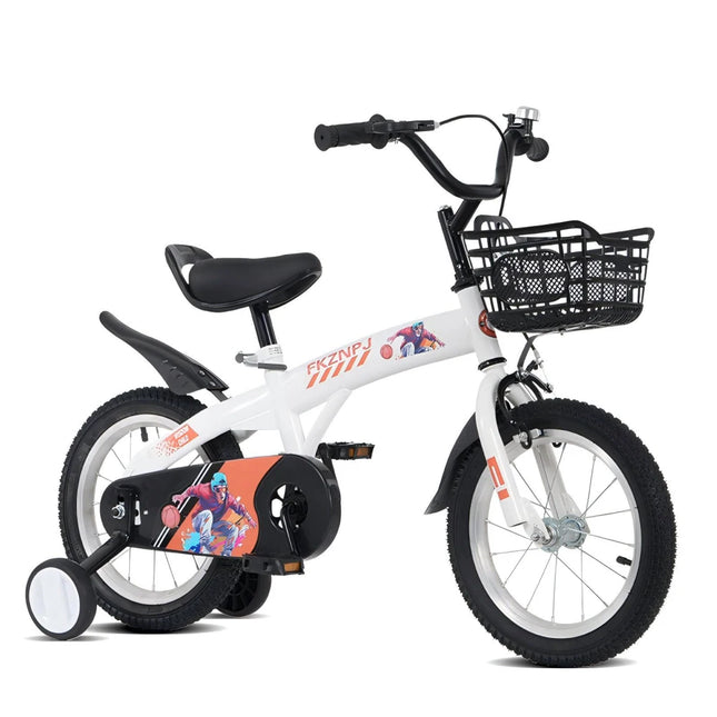 16 inch sporty kids Scooter with training wheels and stand Adjustable saddle tall Height