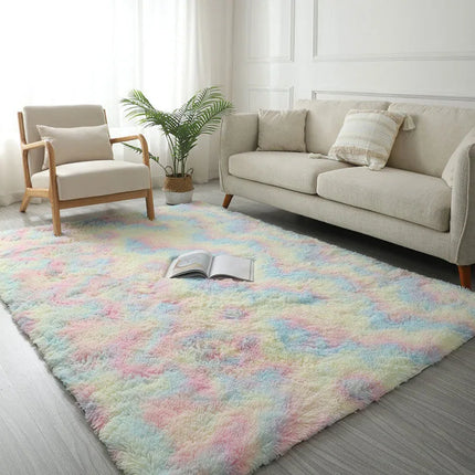 Modern Living Room Large Carpet Long Hair Children's room Carpets  Bedroom Furry Decoration Rug