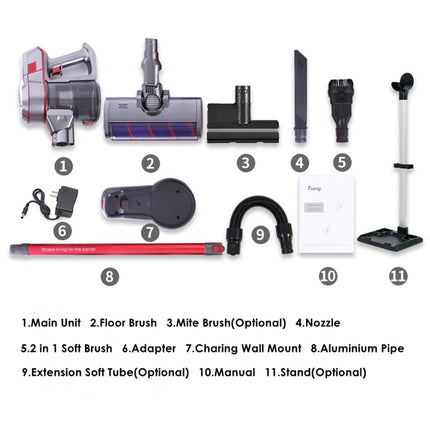 Newly Designed Portable Cordless Car Vacuum Cleaner 2 in 1 Rechargeable Cyclone Vacuum Cleaner