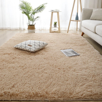 Grey Living Room Large Carpet Hall Coffee Table Floor Mat 160x230 Children's room Bedroom Long Hair