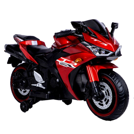 Red 12V Kids Electric Scooter Kids Electric Toys Boys Girls Children Battery Motor Rechargeable 2 Wheels