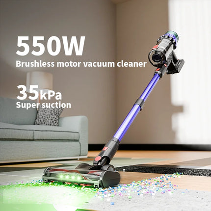 Hot Selling 550W Powerful Cordless Vacuum Cleaner  Strong Suction  Portable Lightweight