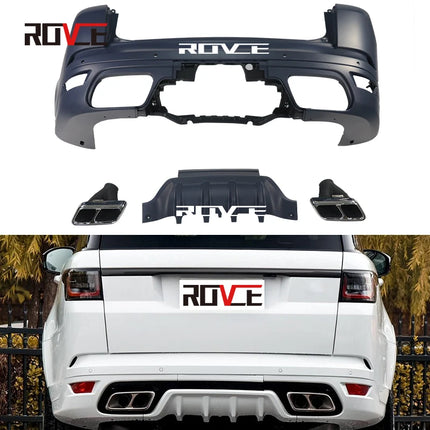 ROVCE High Quality Front and Rear Body Kit Car Parts Encirlement Auto Protector for Range Rover SPORT SVR
