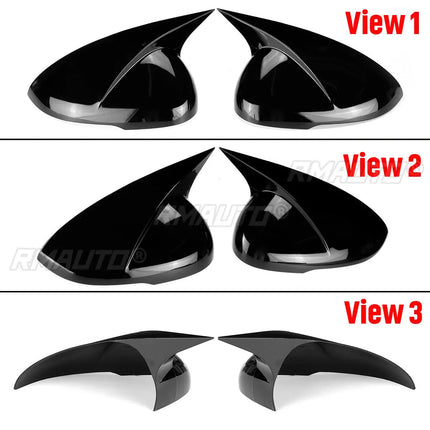 For KIA K5 Optima 2020 2021 2022 Body Side Door Rearview Mirror Cover Sticker Trim ABS Carbon Fiber