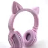 Kids Headset Wireless Child Headphone with Cat Ear   Kids  Light up for  Fire Tablet/Laptop/Pad