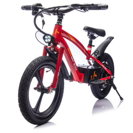 24V Kids Ride on Electric Scooter,300W Super Power Motor,Max Speed 12.43MPH,16in Wheels,Power