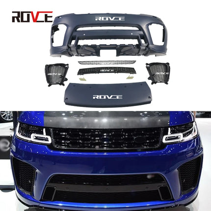 ROVCE High Quality Front and Rear Body Kit Car Parts Encirlement Auto Protector for Range Rover SPORT SVR
