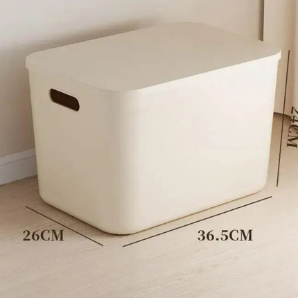Ins Style Storage Box with Lid Dustproof Cosmetics Clothing Grocery