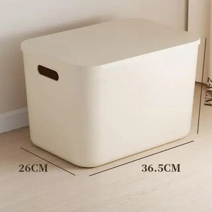 Ins Style Storage Box with Lid Dustproof Cosmetics Clothing Grocery