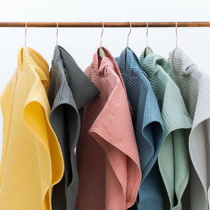 Waffle Fabric Kids' Poncho