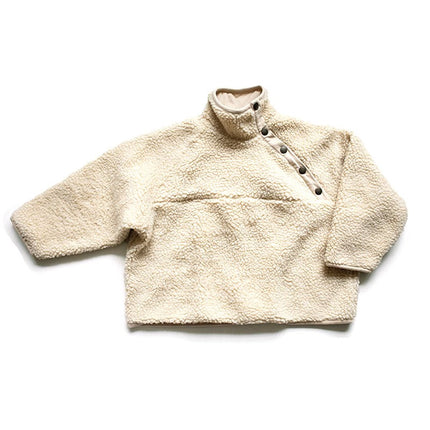 2023 European And American Style Autumn And Winter New Children&#039;s Lamb Velvet Pullovers For Men And Women Baby Warm And Comfortable Sweatshirt Jackets