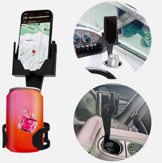 Multi-functional Car Phone Holder And Cup Holder Water Cup Holder