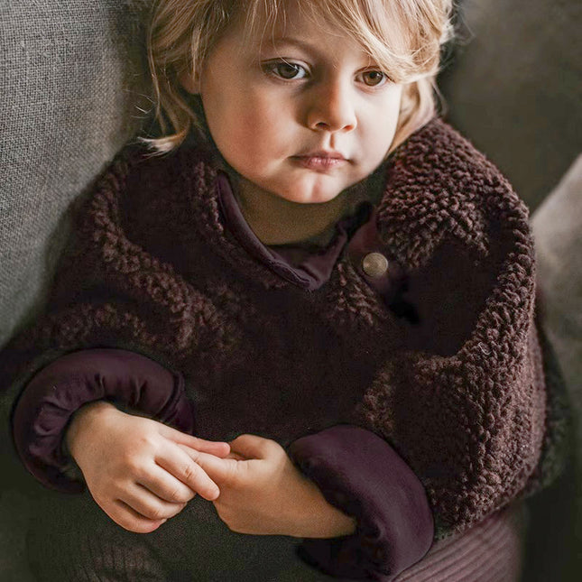 2023 European And American Style Autumn And Winter New Children&#039;s Lamb Velvet Pullovers For Men And Women Baby Warm And Comfortable Sweatshirt Jackets