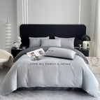 Gentleman Gray Dark Gray / 1.2m Flat sheet 3pcs