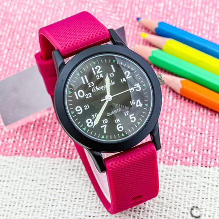 Luminous Needle Waterproof Transparent Digital Electronic Watch