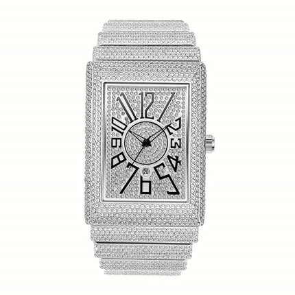 Diamond-embedded Watch Men's Super Starry Square