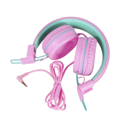Wired Children'S Headphones Stereo Sound Headset Kids Earphone with Mic Music Headset for Girls Boy Gifts