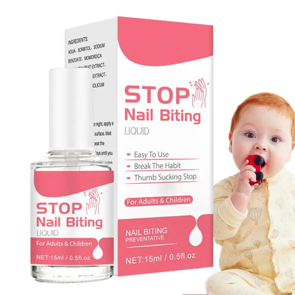 15ml Children Anti-biting Nails Bitter Nail Water No Bite Cuticle Not Nail Polish Biting Care Non-toxic Stop Eating Fingernails