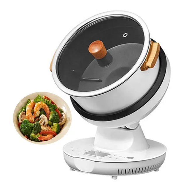 Electric Automatic Wok Cooking Robot Machine Fry Fried Rice Machine Non-Stick Intelligent Robot Cooker
