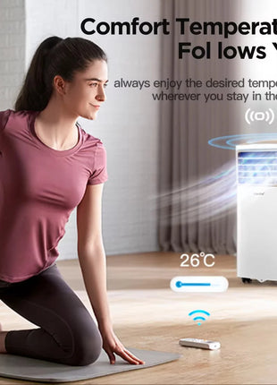 Comfee Easy Cool 2.0 Mobile Air Conditioner, 7000 BTU 2.0 kW, Cooling & Ventilating & Dehumidifying, Room Size up to 68 m³
