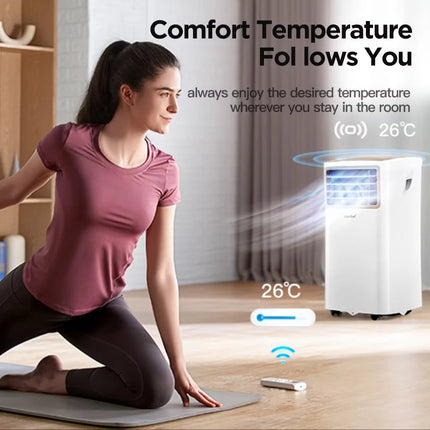 Comfee Easy Cool 2.0 Mobile Air Conditioner, 7000 BTU 2.0 kW, Cooling & Ventilating & Dehumidifying, Room Size up to 68 m³
