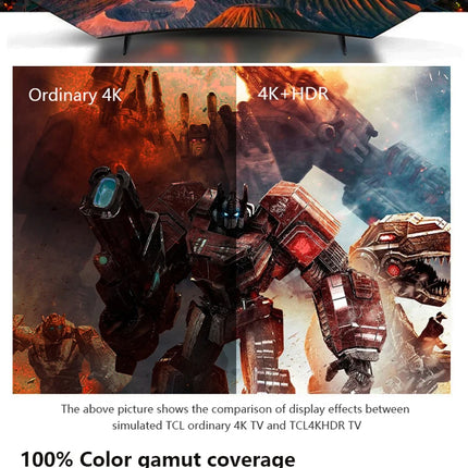 Curved Screen 50 Inch Smart Android LED TV Ultra HD 4K Smart Television