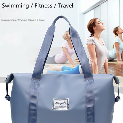 Carry On Travel Duffle Bag Nylon Waterproof Sports Gym Tote Bags for Women Large Capacity Storage Luggage Handbag