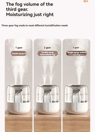 Xiaomi MIJIA 6.8L Large Capacity Humidifier USB Dual Mist For Home Dormitory Office Bedroom Desktop Night Light