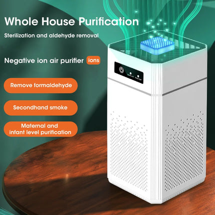 Air Purifier Smoke Odor Negative Ion Generator Protable Air Cleaner Household USB Free Shipping HEPA Replaceable Filter Choosen