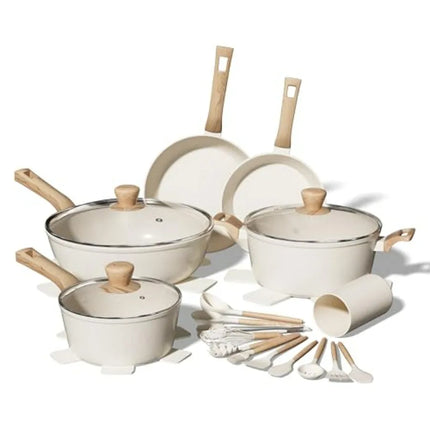 23 Pcs Pots and Pans Set, Nonstick Cookware Sets