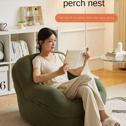X&D Lazy Sofa Leisure Small Bedroom Living Room Balcony Single Person Reclining Or Sleeping Nest Sofa Internet Famous New Model