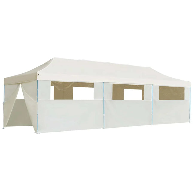 Foldable reception tent with 8 walls 3x9 m White off garden supplies, canopy, outdoor supplies, awning, parasol, thermal insulat