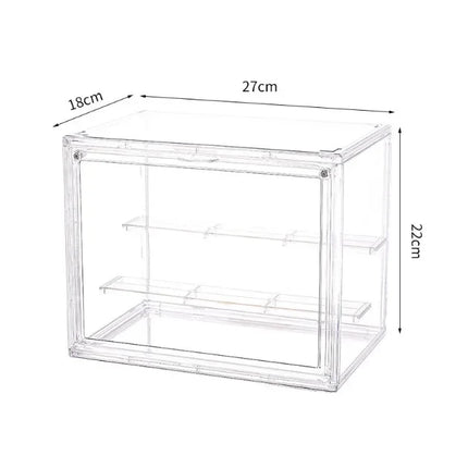 1pc Three Layer Transparent Display Rack Transparent Ladder Handmade Anime Car Model Blind Box Storage Box Jewelry Sorting Box