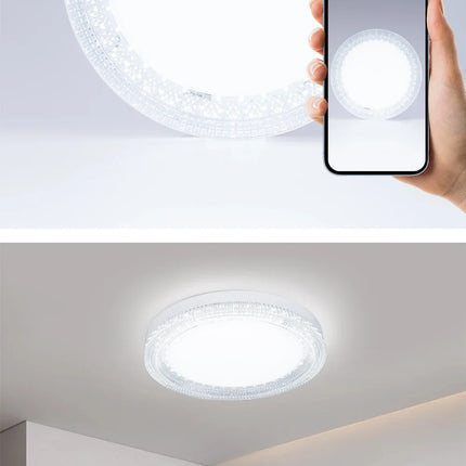 Hot Selling Ultra Thin Crystal Ceiling Lamp Round Ceiling Home Lamp Cool White Suitable for Balcony Kitchen Bedroom Light