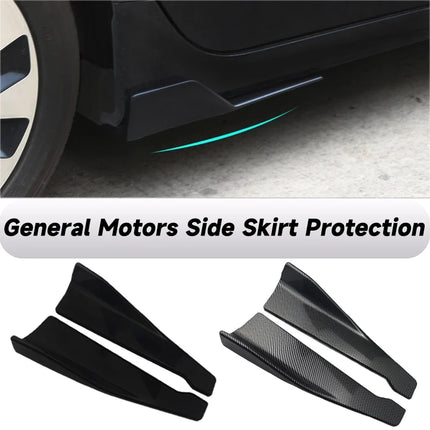 48cm Car Skirt Spoiler Rear Lip Side Skirt Winglets Diffusers Extension Rocker Splitters Corner Valance For BMW For Benz