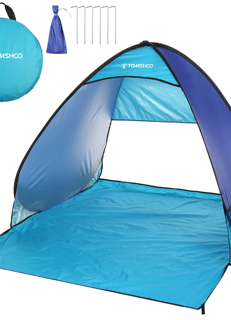 Automatic Instant Pop Up Beach Tent Lightweight Outdoor Beach Shade Sun Shelter Tent Canopy Cabana with Carry Bag