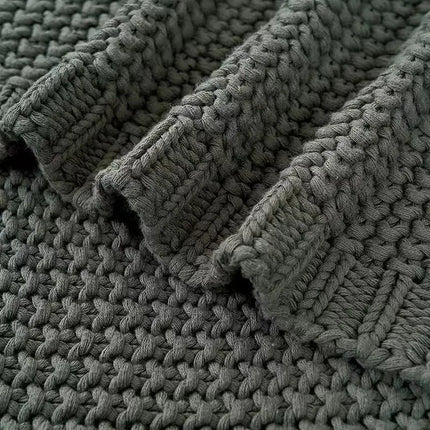 Fashionable Fringed Knitted Blanket, Office Air Conditioner