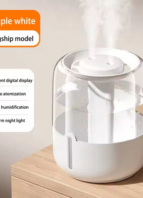 Xiaomi MIJIA 6.8L Large Capacity Humidifier USB Dual Mist For Home Dormitory Office Bedroom Desktop Night Light
